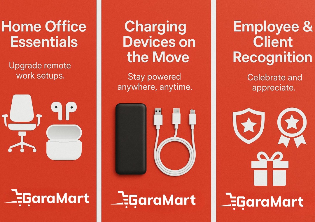Three Use Cases: Home Office Essentials, Charging Devices on the Move, Employee & Client Recognition